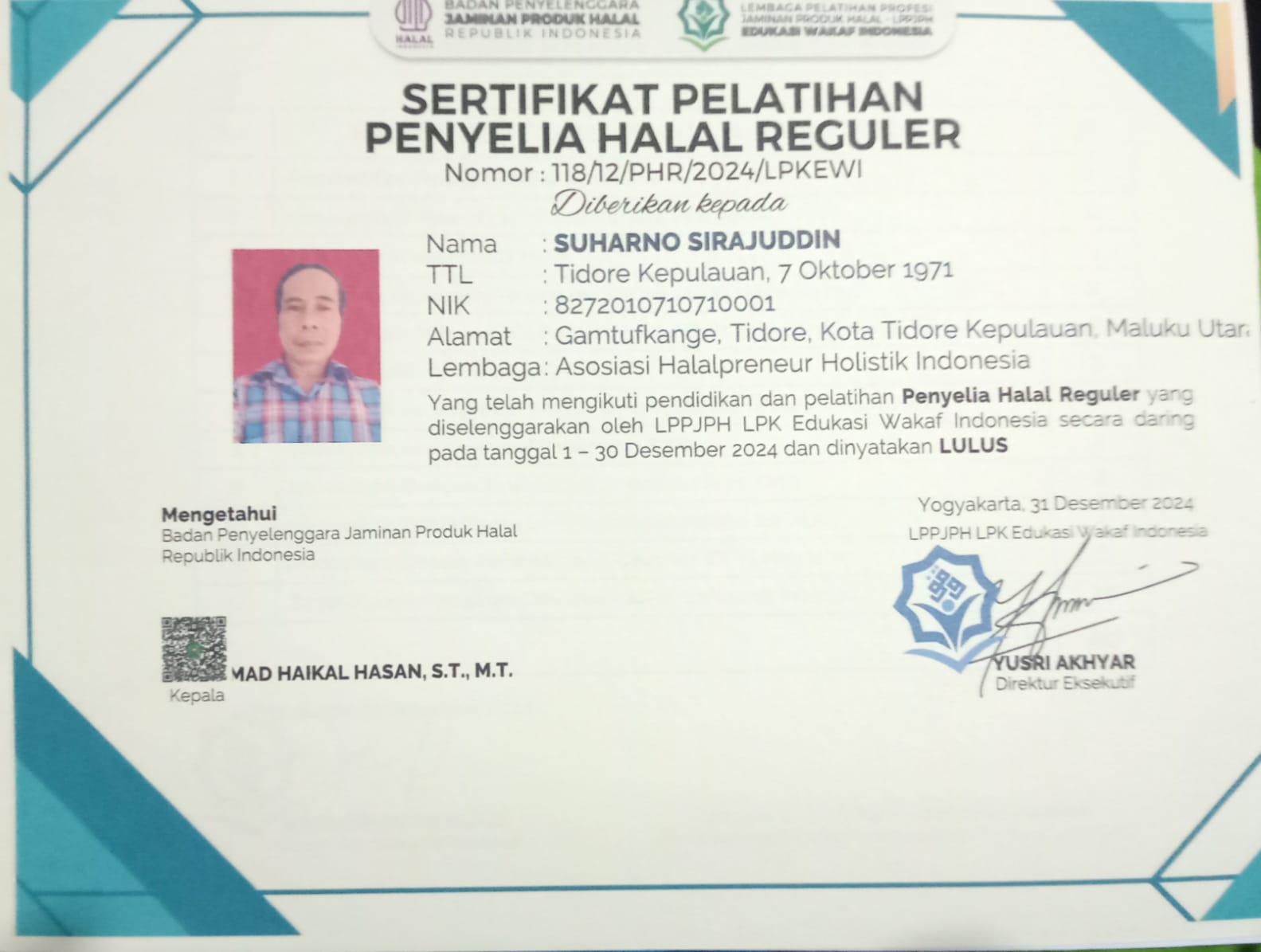 seritifkat